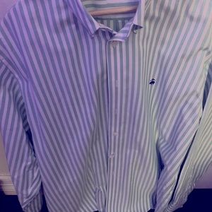 Mens XL Brooks Brothers striped Candy cane striped shirt